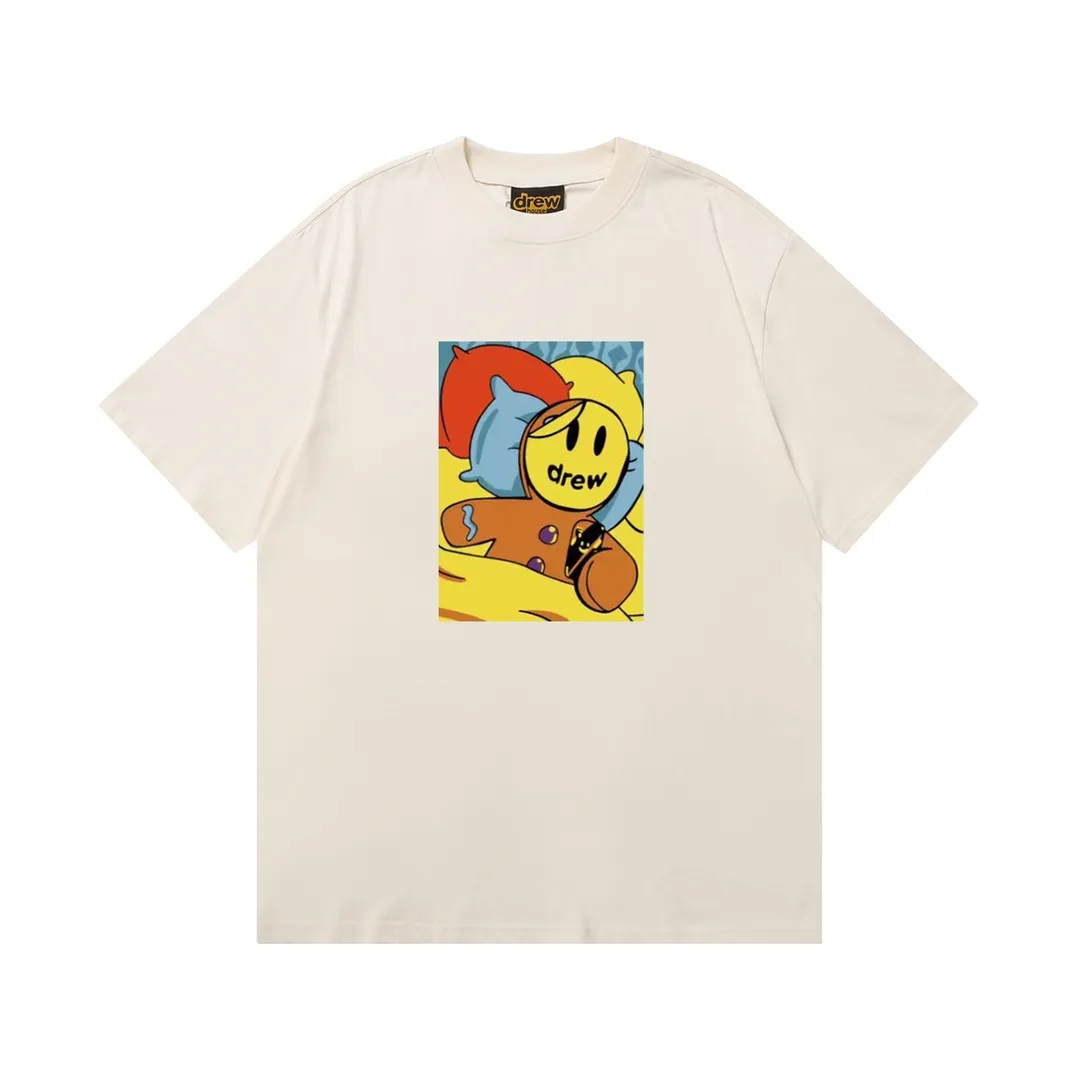 D 019 9 2023SS Same Style drew T g , ！ Quality！！ ， Quality！！ ， ！！ ， ， ， ， ， 。 Sizes：S M L XL ：Black White Royal Blue Red Brown White Orange